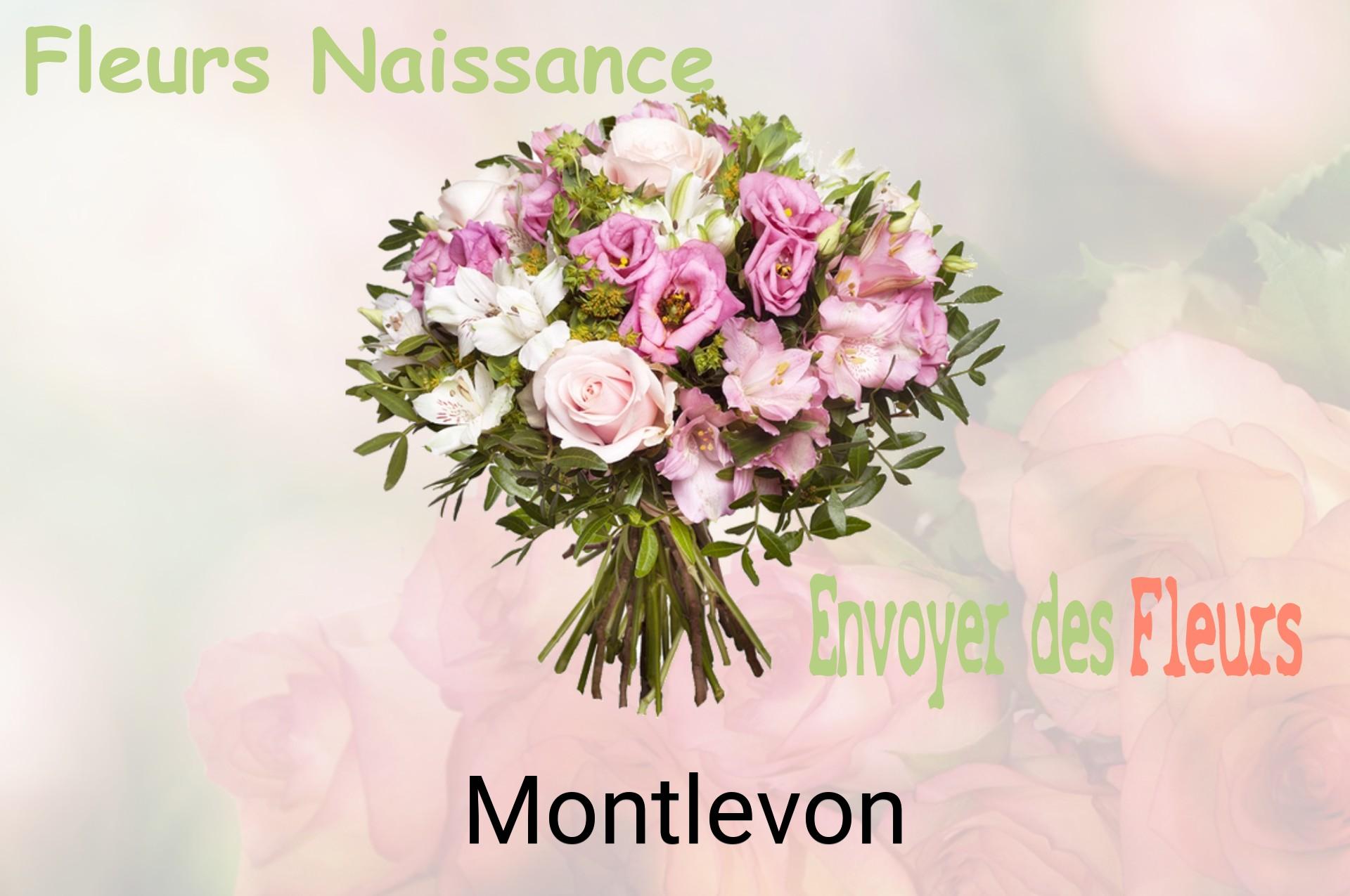 Bouquet de fleurs de naissance livré à Montlevon